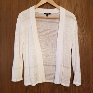 Apt. 9 Cropped White Soft Cardigan